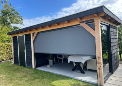 Veranda afsluiting met zipscreen